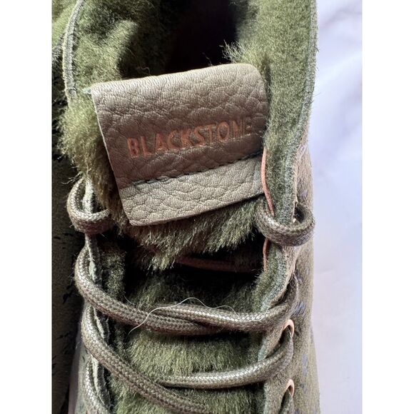 Blackstone SL-69 winter Moss black splatter high top sneaker or bootie size 39 - Picture 4 of 11